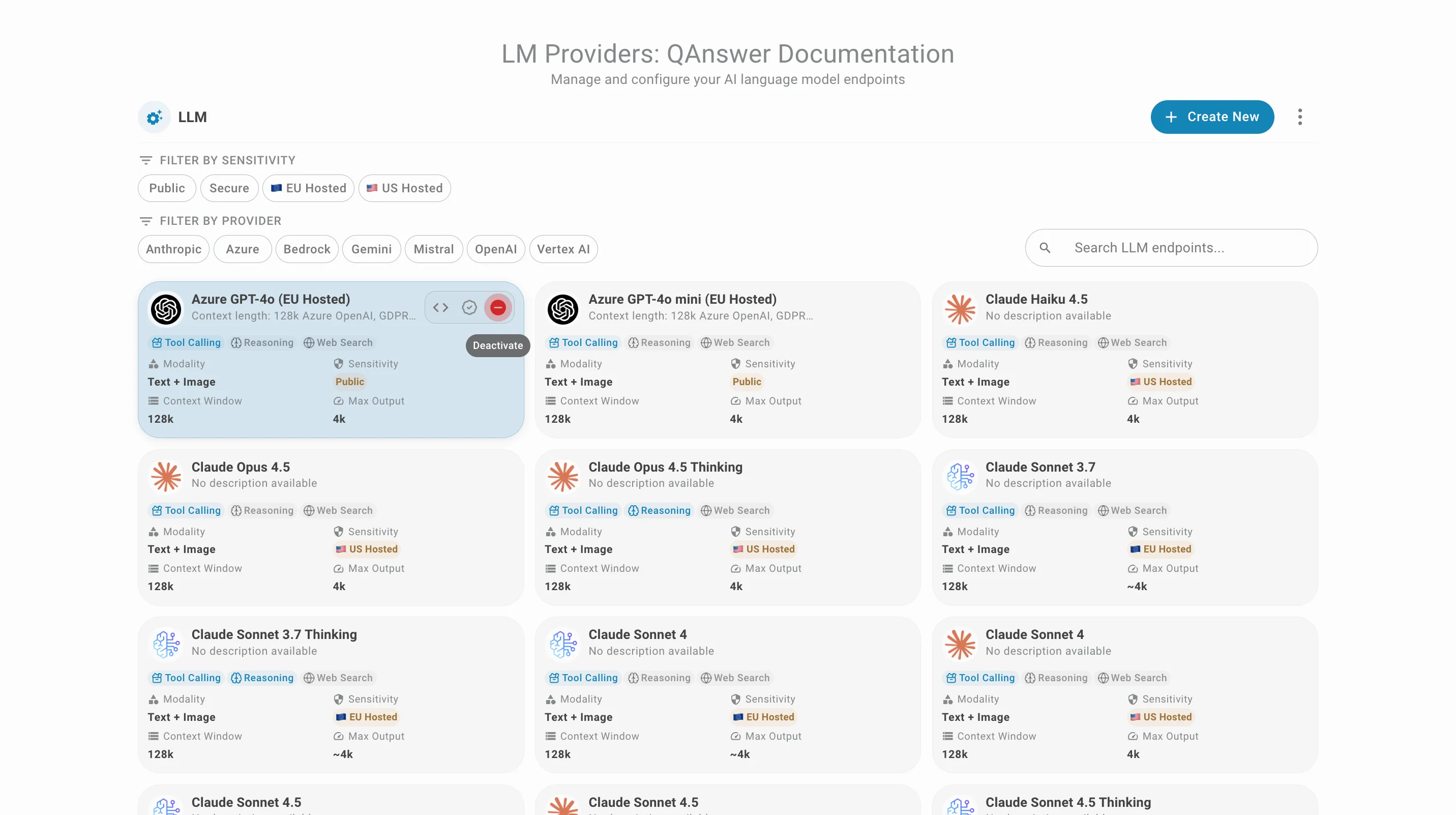 Disable LLM