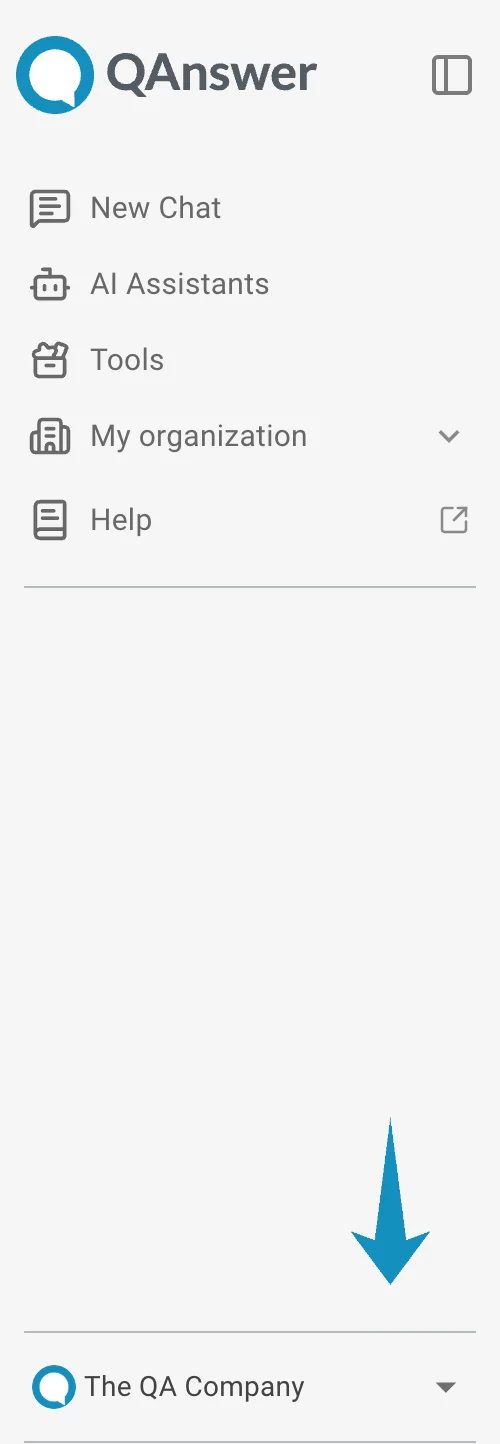 navbar menu