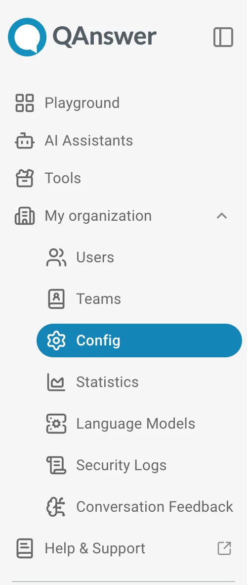 navbar menu