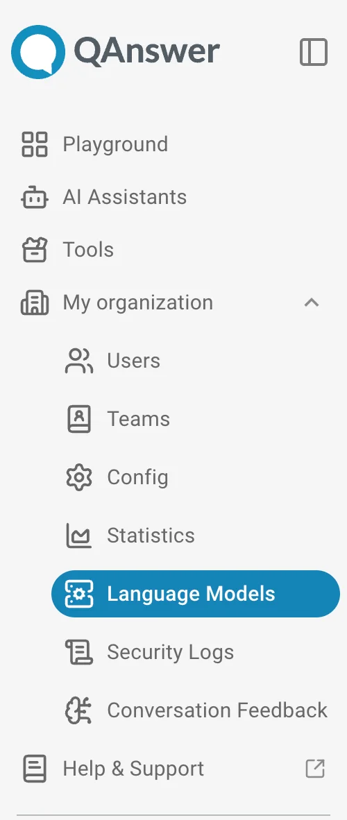 navbar menu