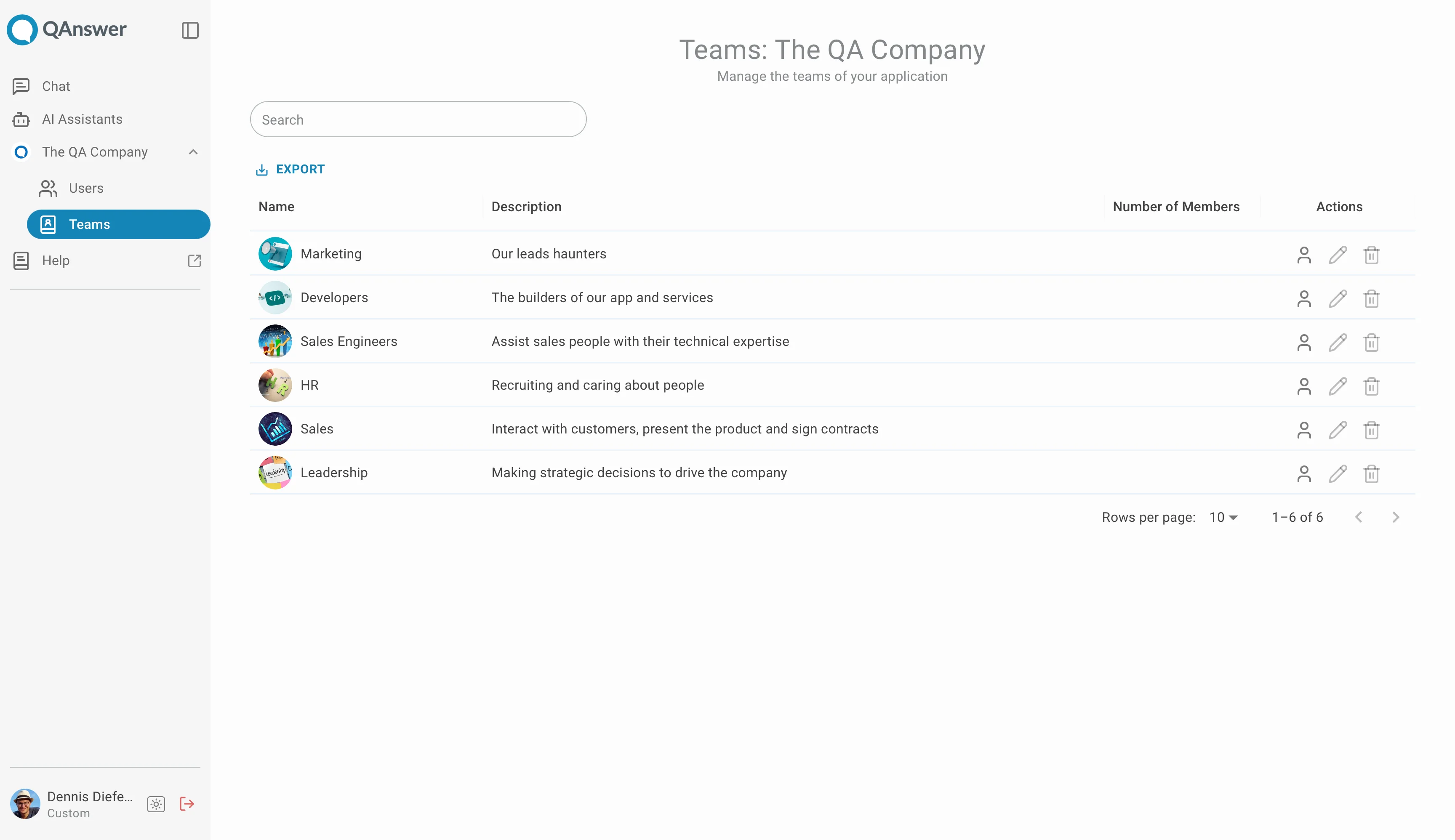 manage teams