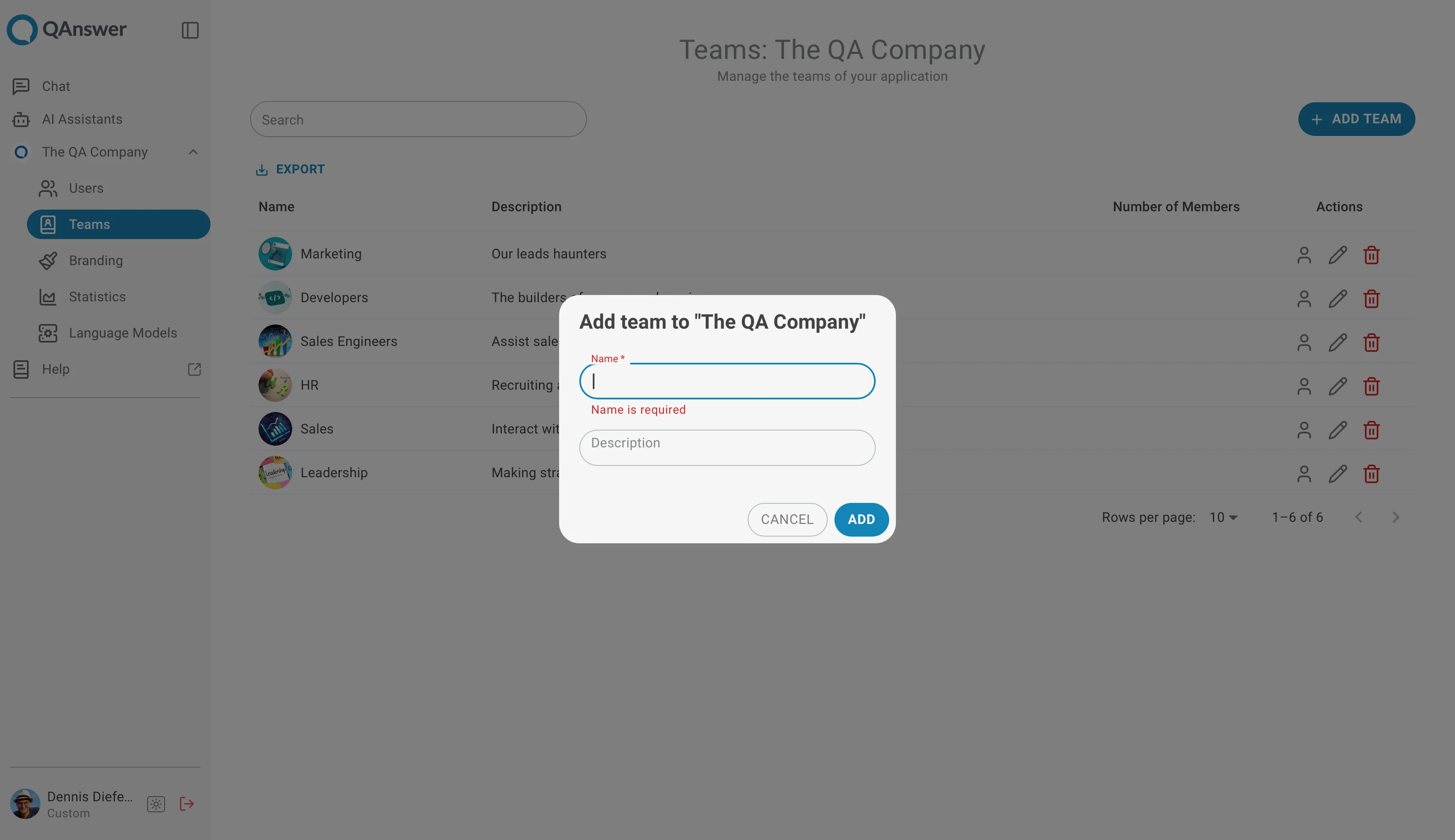 manage teams