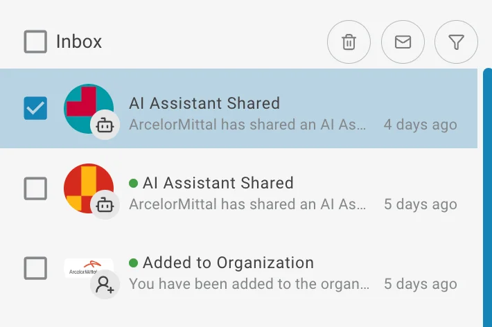 Notification settings