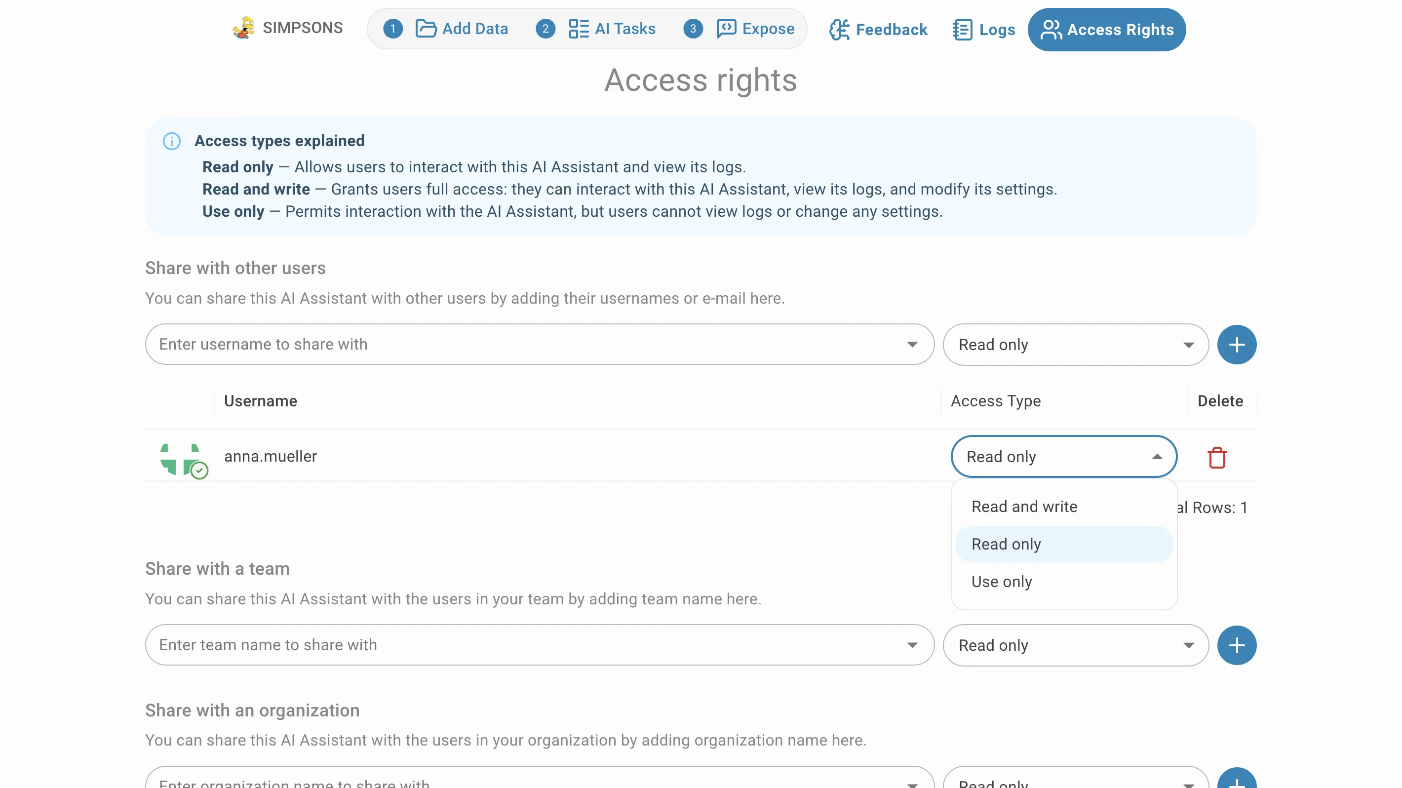 Manage Access