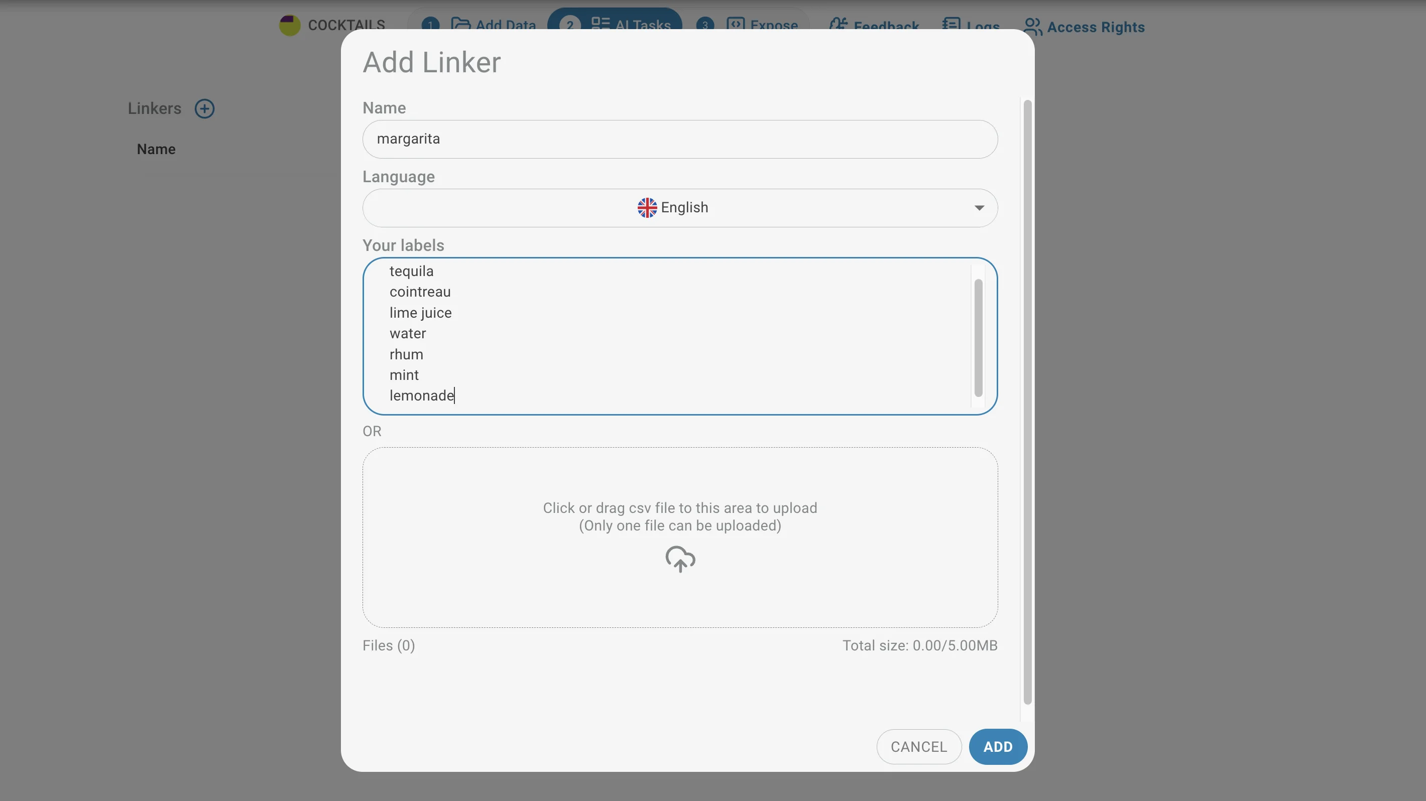 linker add