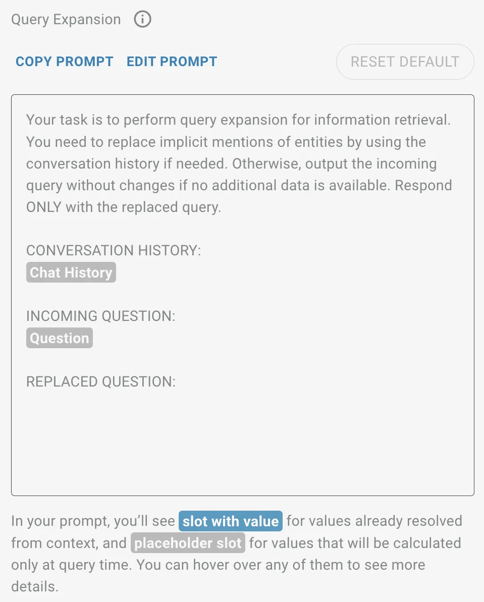 AI Task query expansion