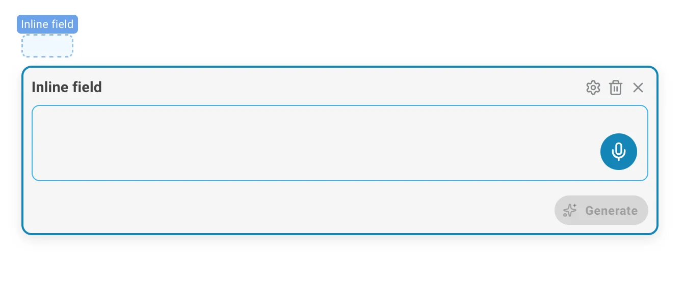 Report Generator docx sections