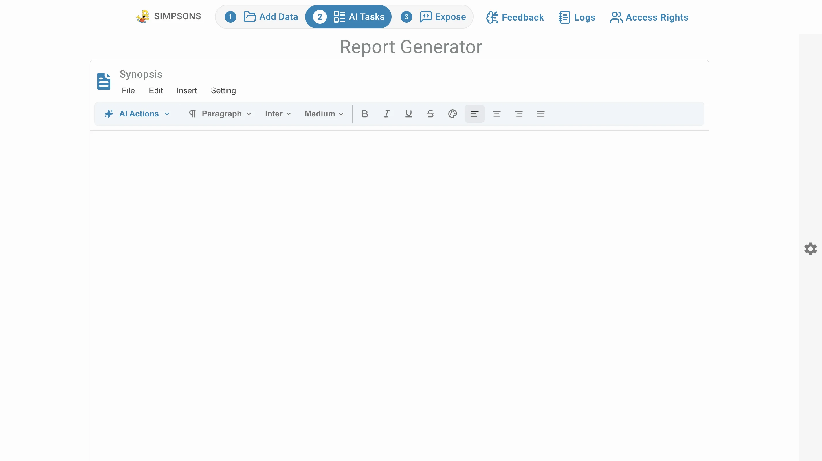 Report Generator Init
