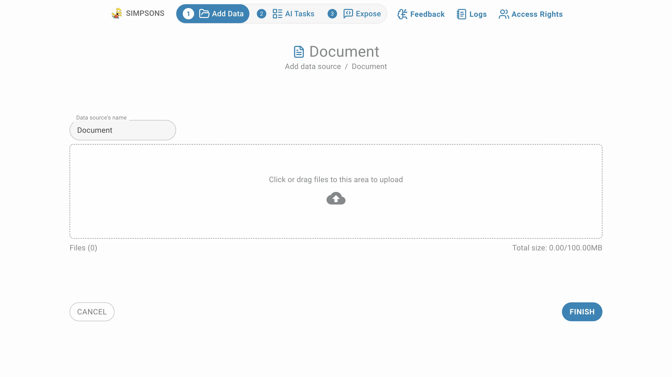 document empty