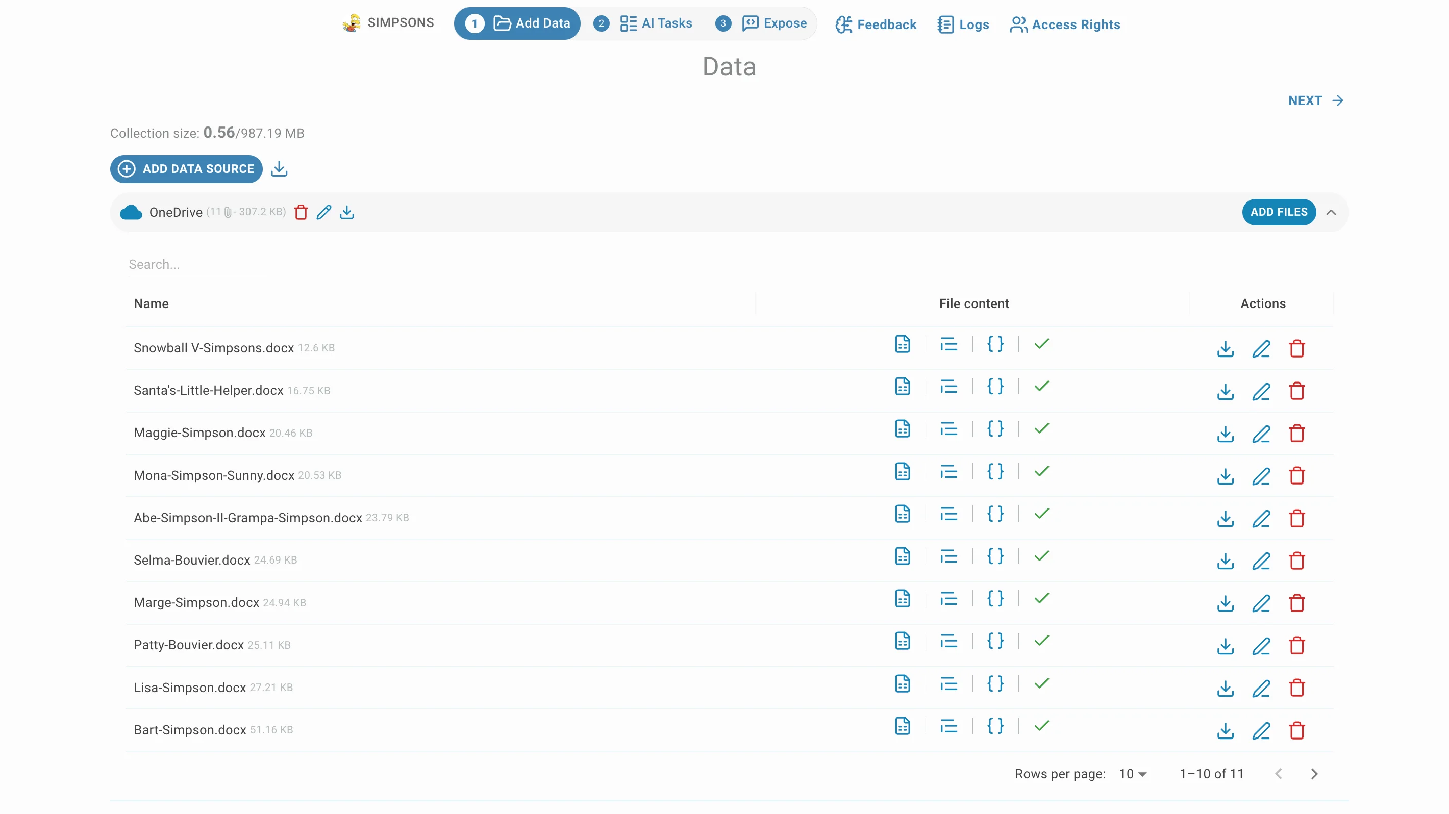 onedrive filled