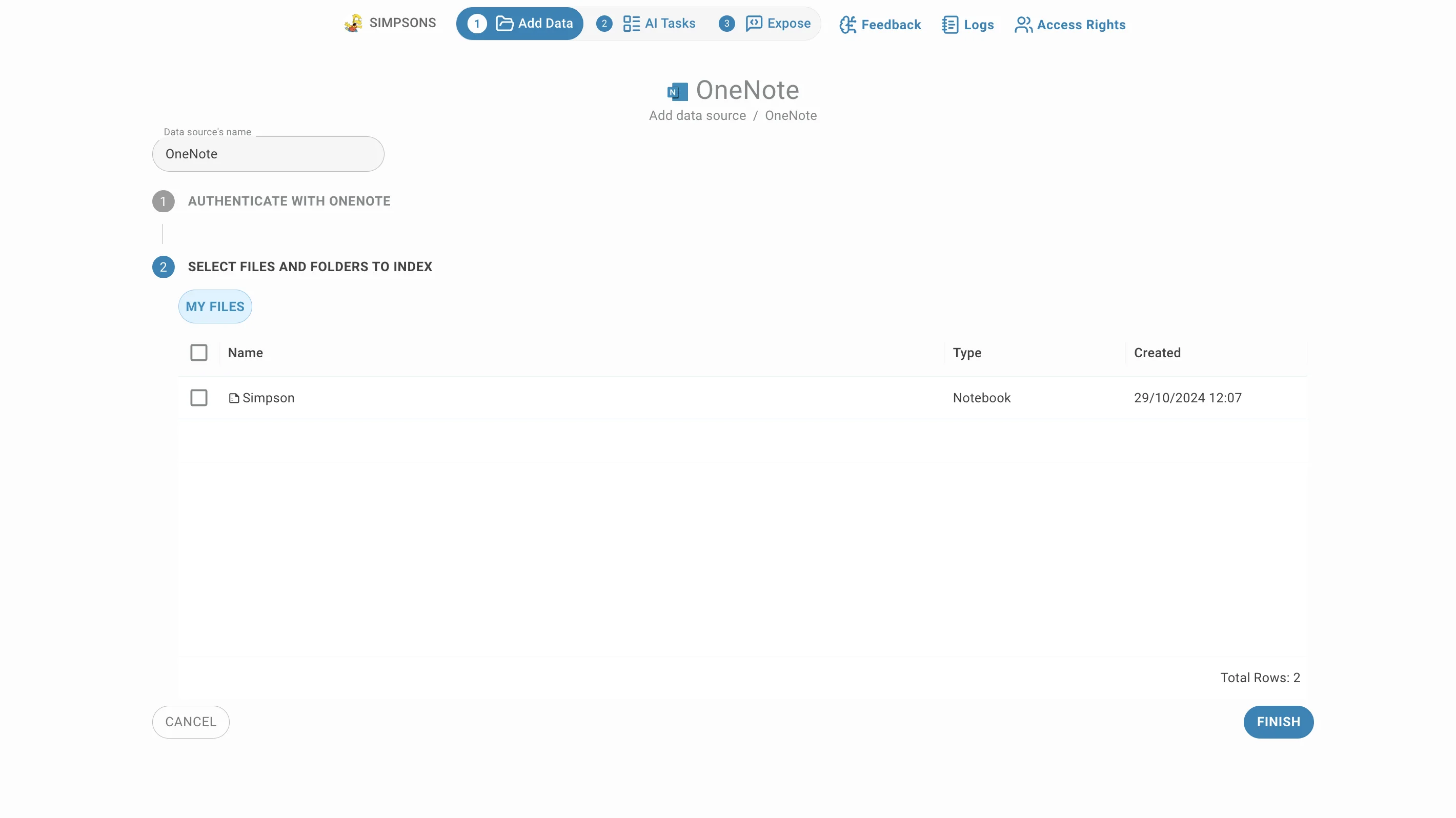 onedrive linked