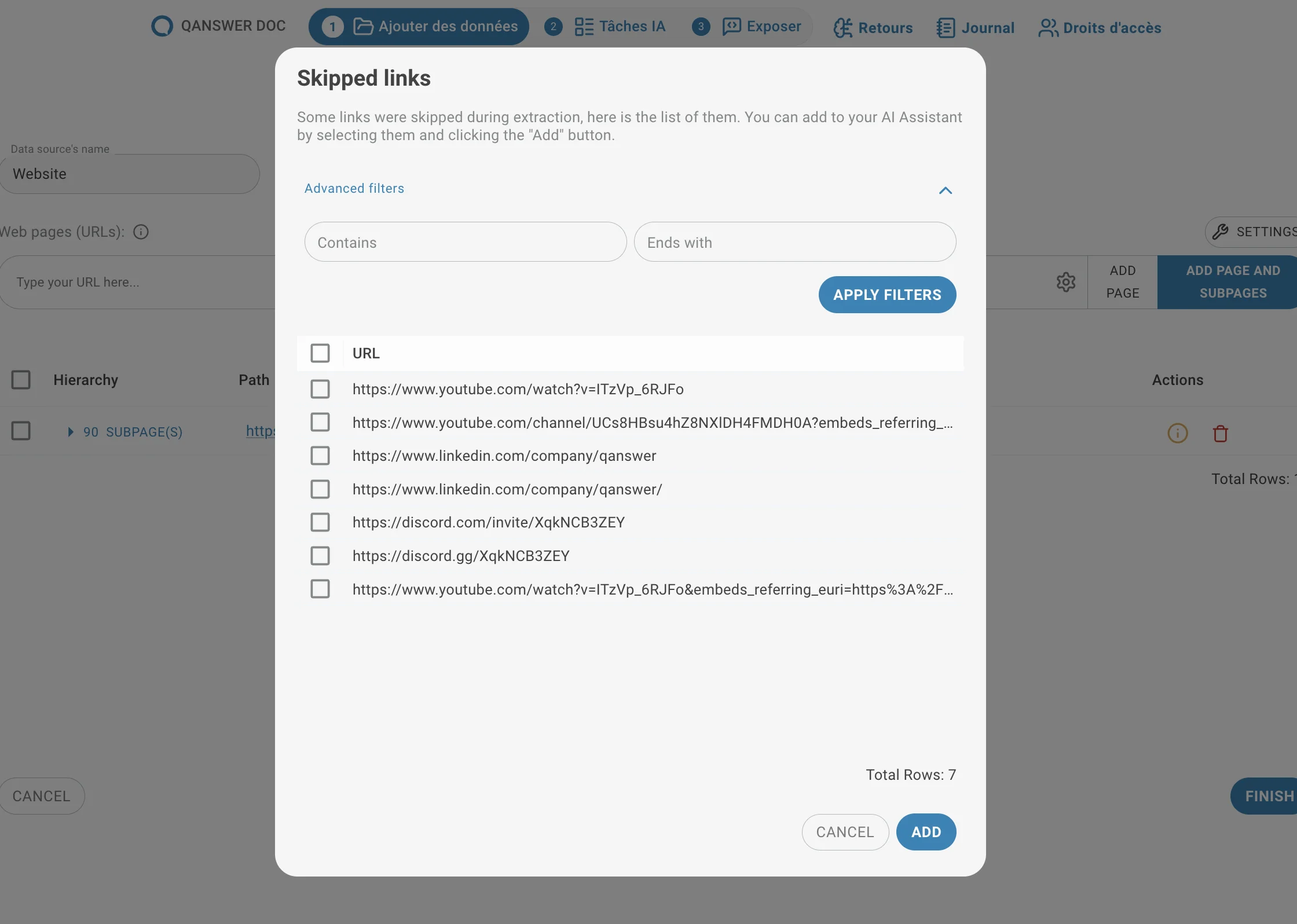 Show skipped-links