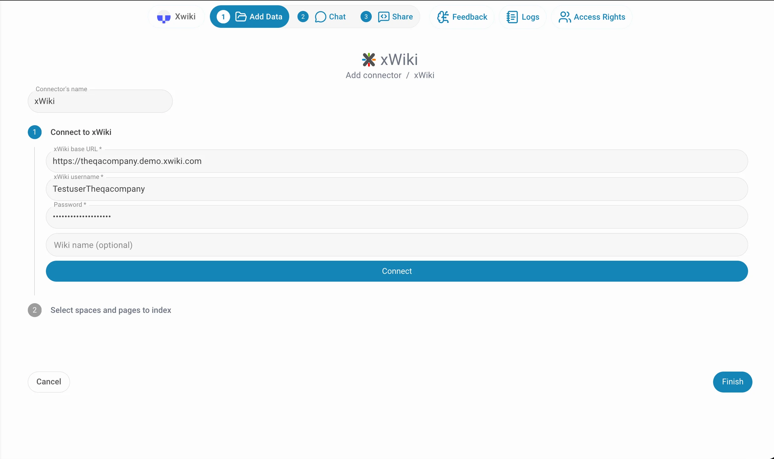 xwiki connect
