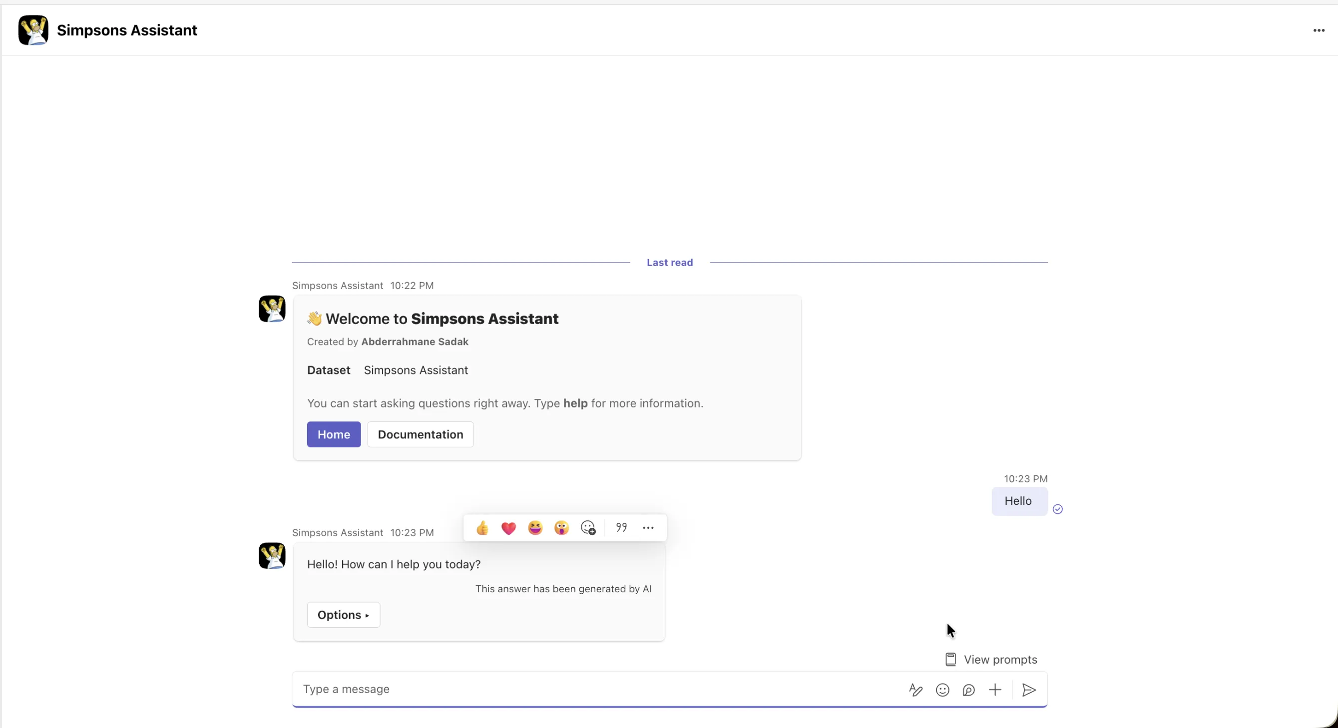 Chat with your custom QAnswer bot in Microsoft Teams