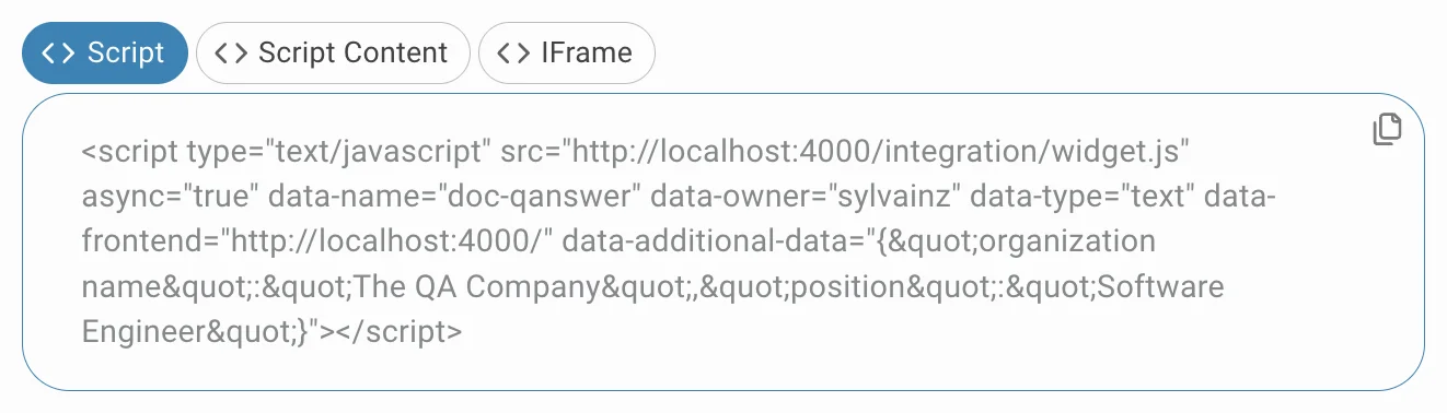 test overview